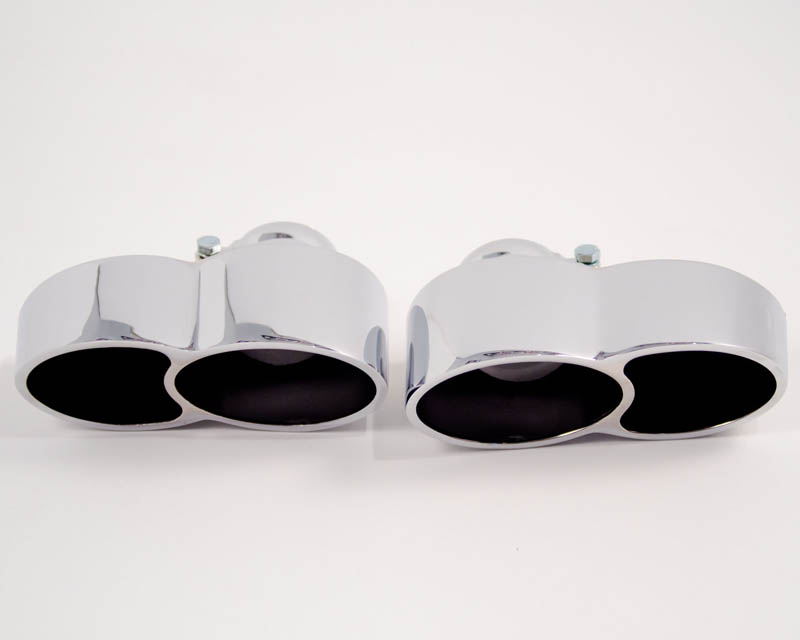 Agency Power Quad Oval Exhaust Tips Porsche 997 Turbo 07-09