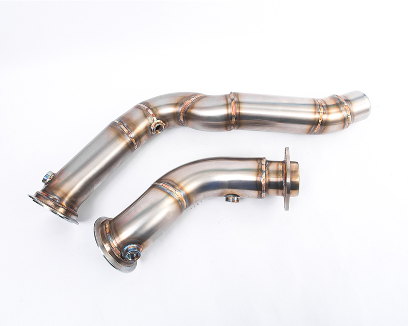 Agency Power High Flow Catless Stainless Steel Down Pipes BMW M3 F80 2015 RACE USE ONLY