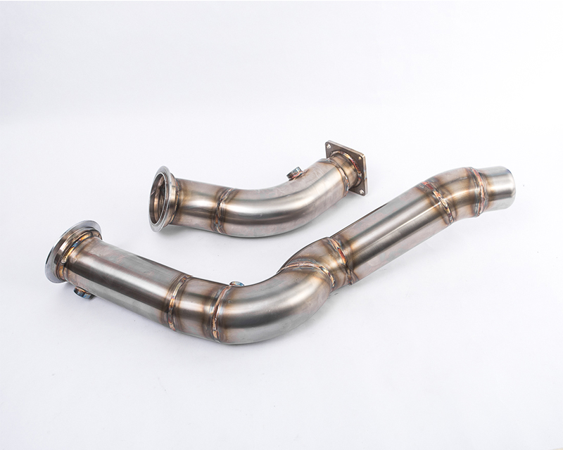 Agency Power High Flow Catless Stainless Steel Down Pipes BMW M3 F80 2015 RACE USE ONLY