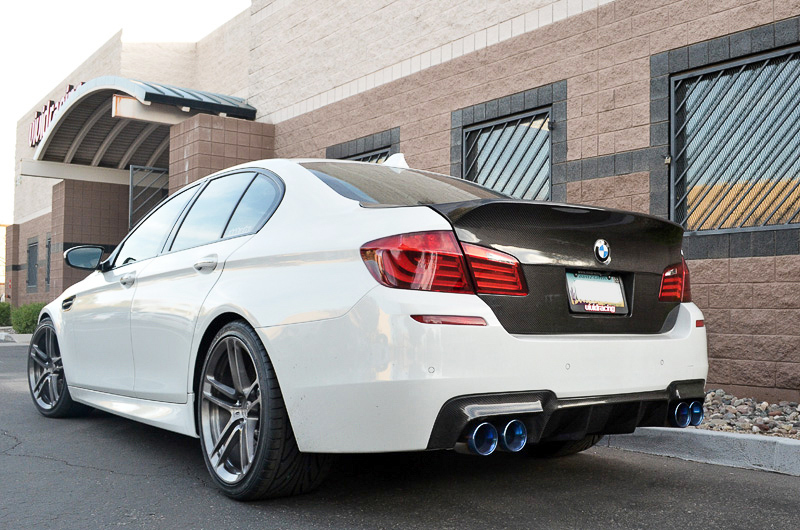 BMW F10 M5 With Agency Power’s Fully Titanium Catback Exhaust System ...